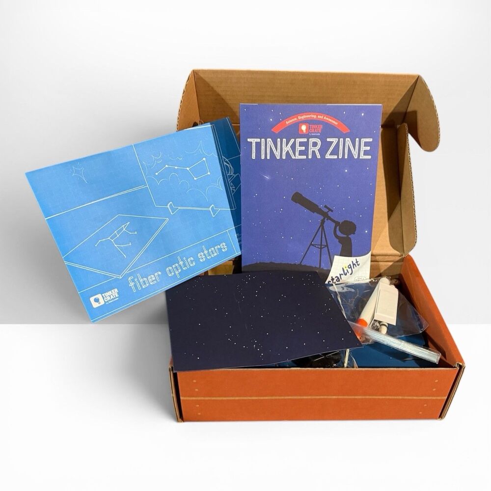 TINKER Crate Fiber Optic Stars NEW - Open Box